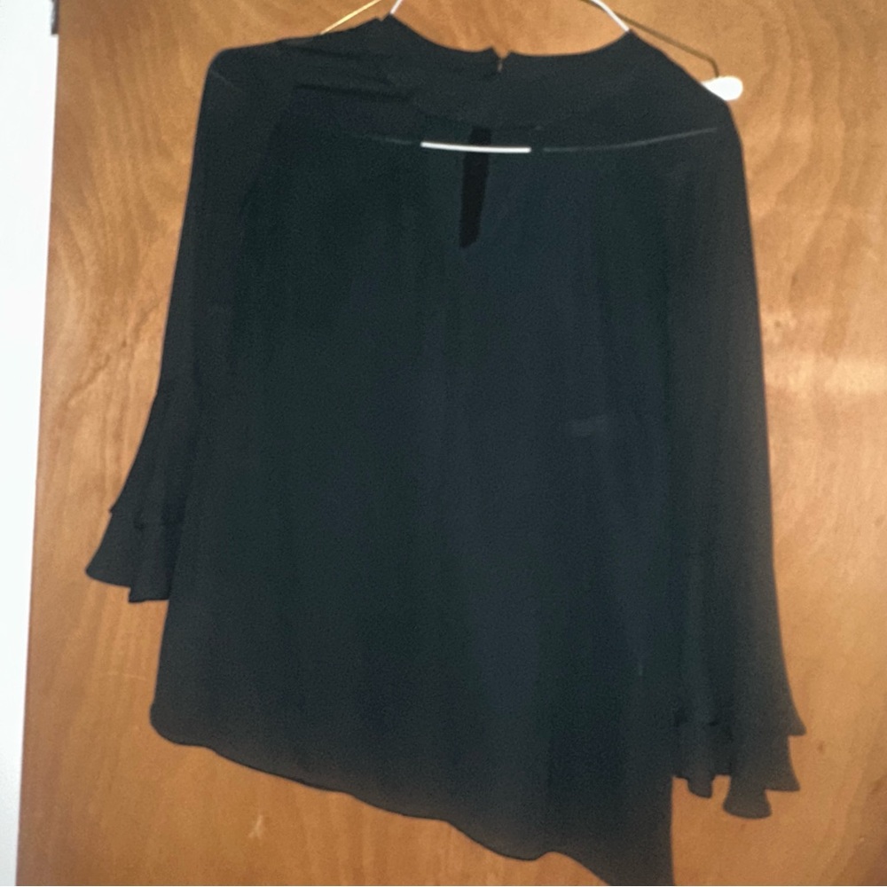Elegant Navy Blue Women's Top